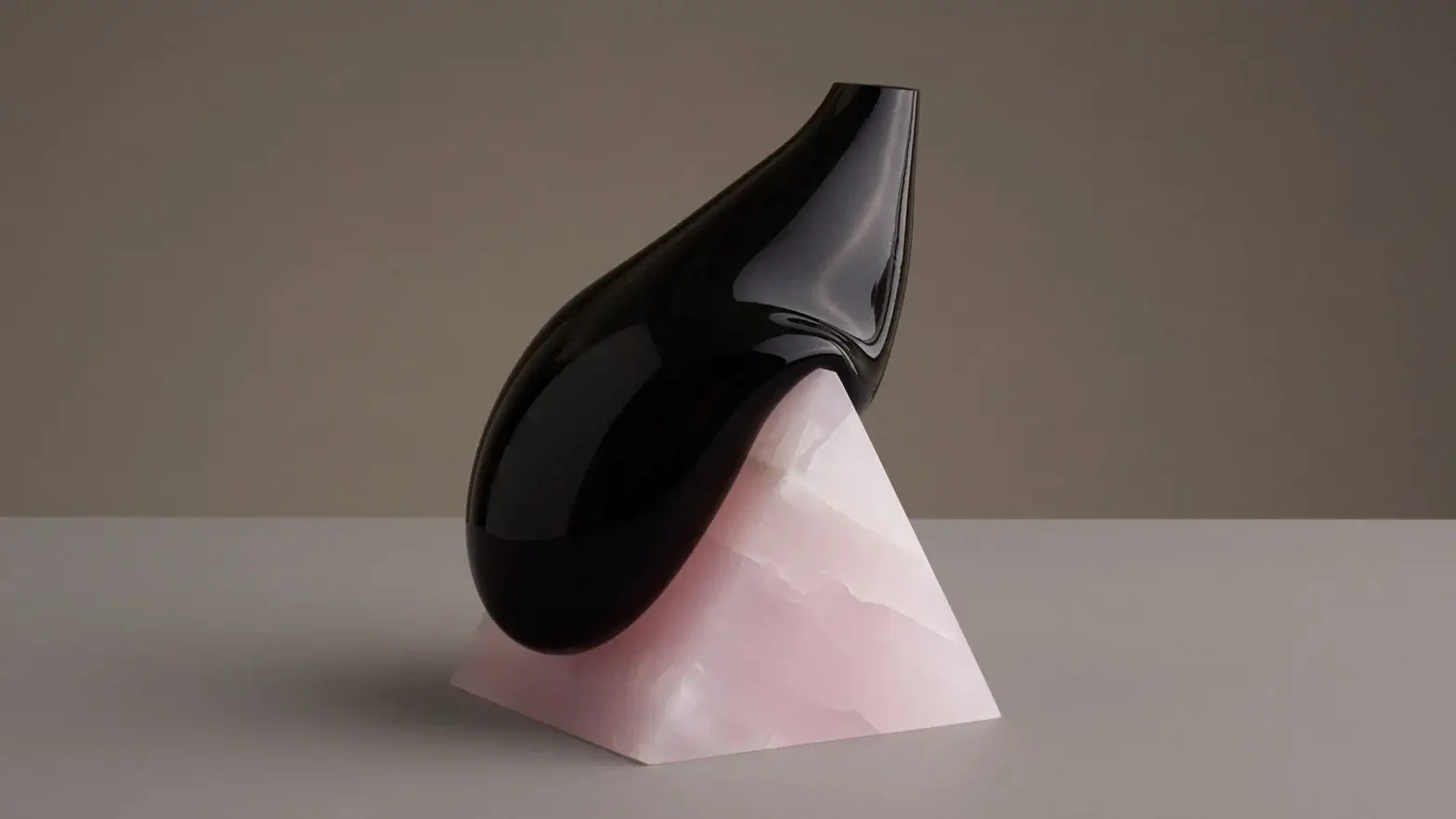 Detail of a sculptural vase