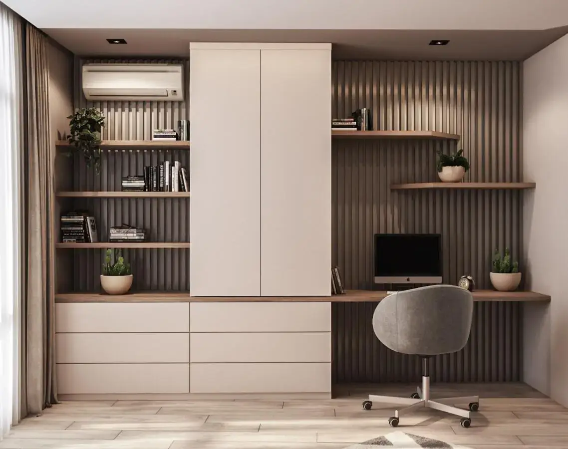 Detailed joinery of a custom cabinet